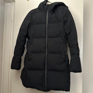 Women’s Uniqlo Seamless Down Coat - Black - Small